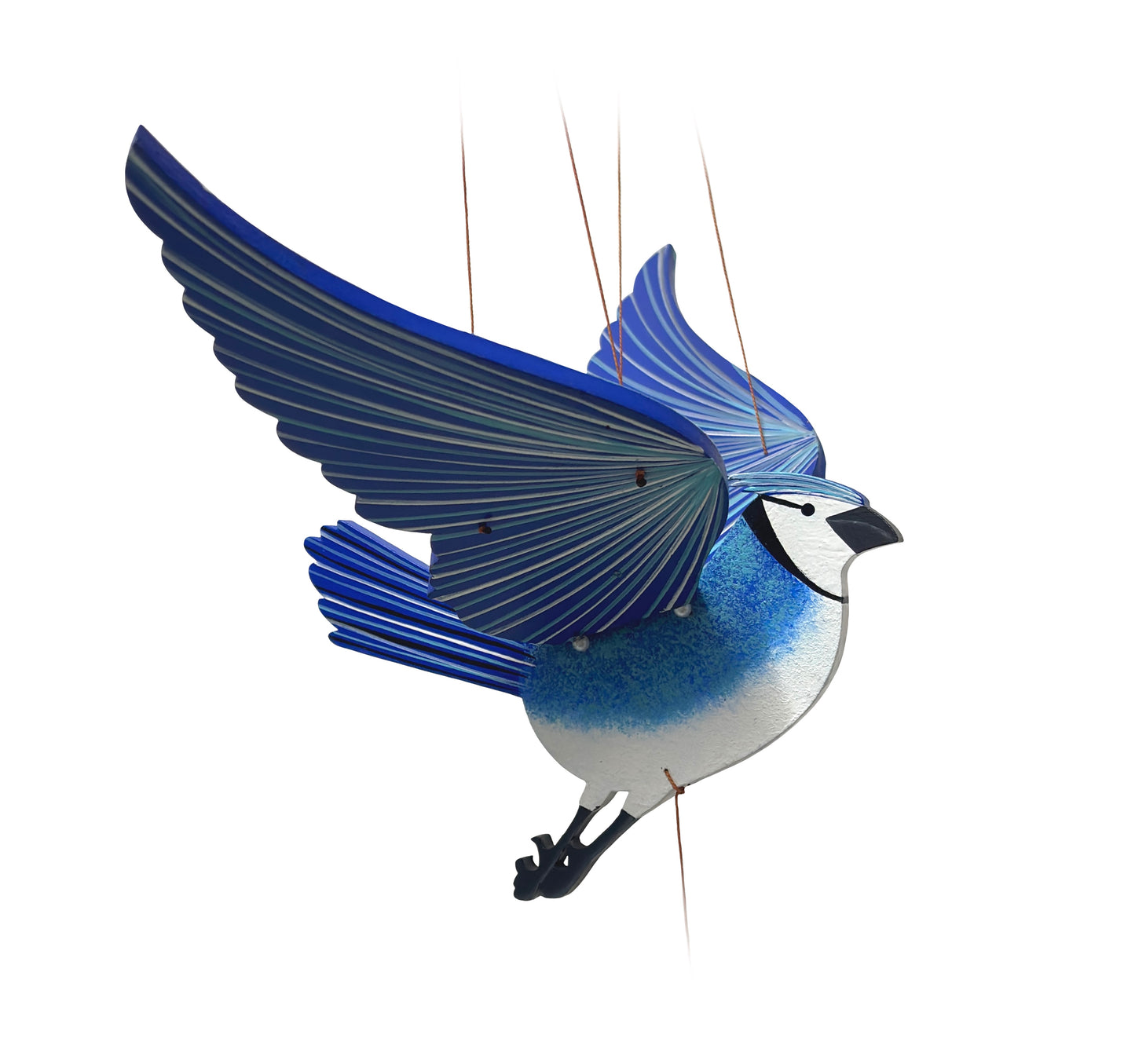 Blue Jay Flying Bird Mobile