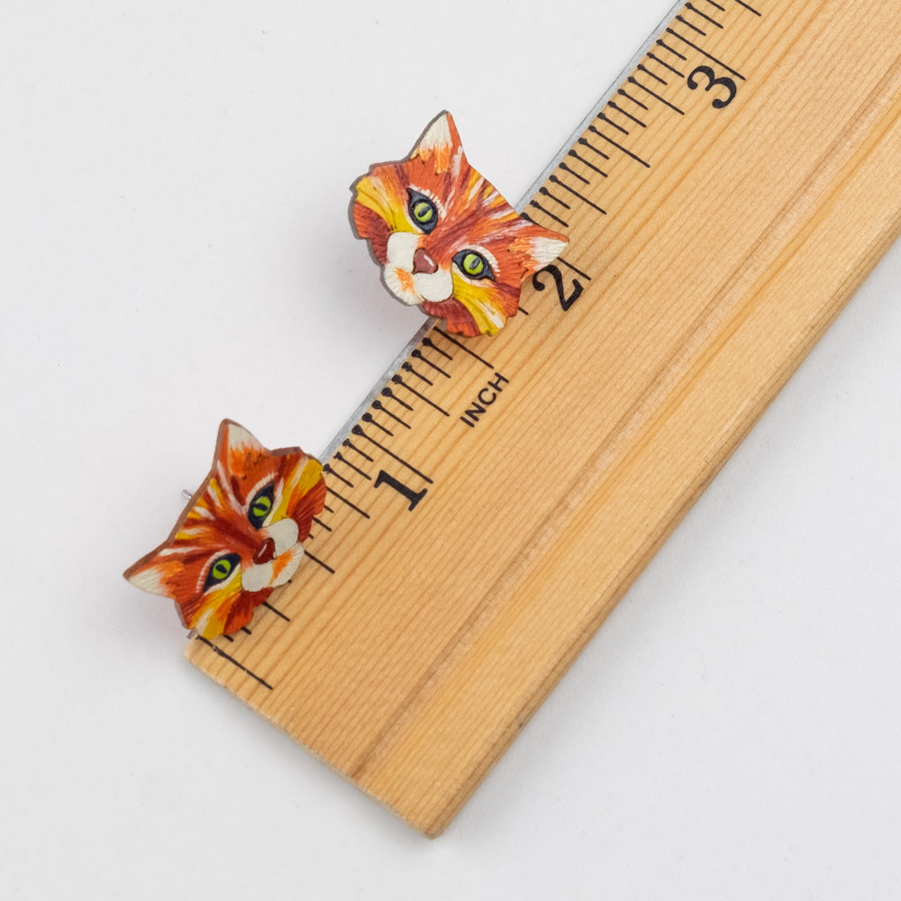 Cat Earrings-SM