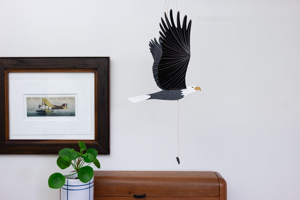 American Bald Eagle Flying Mobile