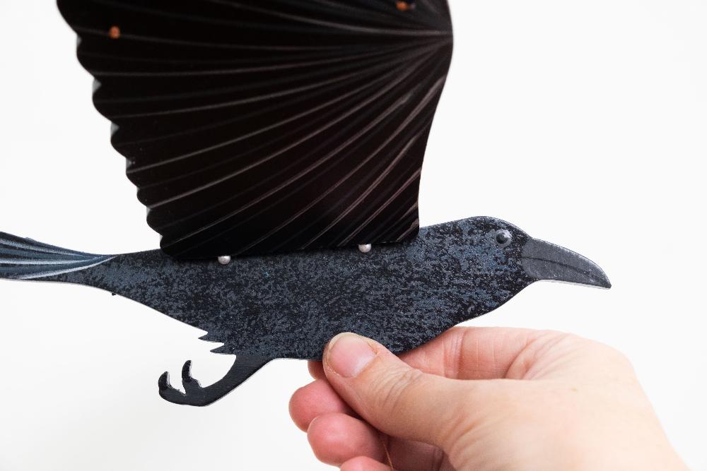 Raven Crow Blackbird Flying Mobile