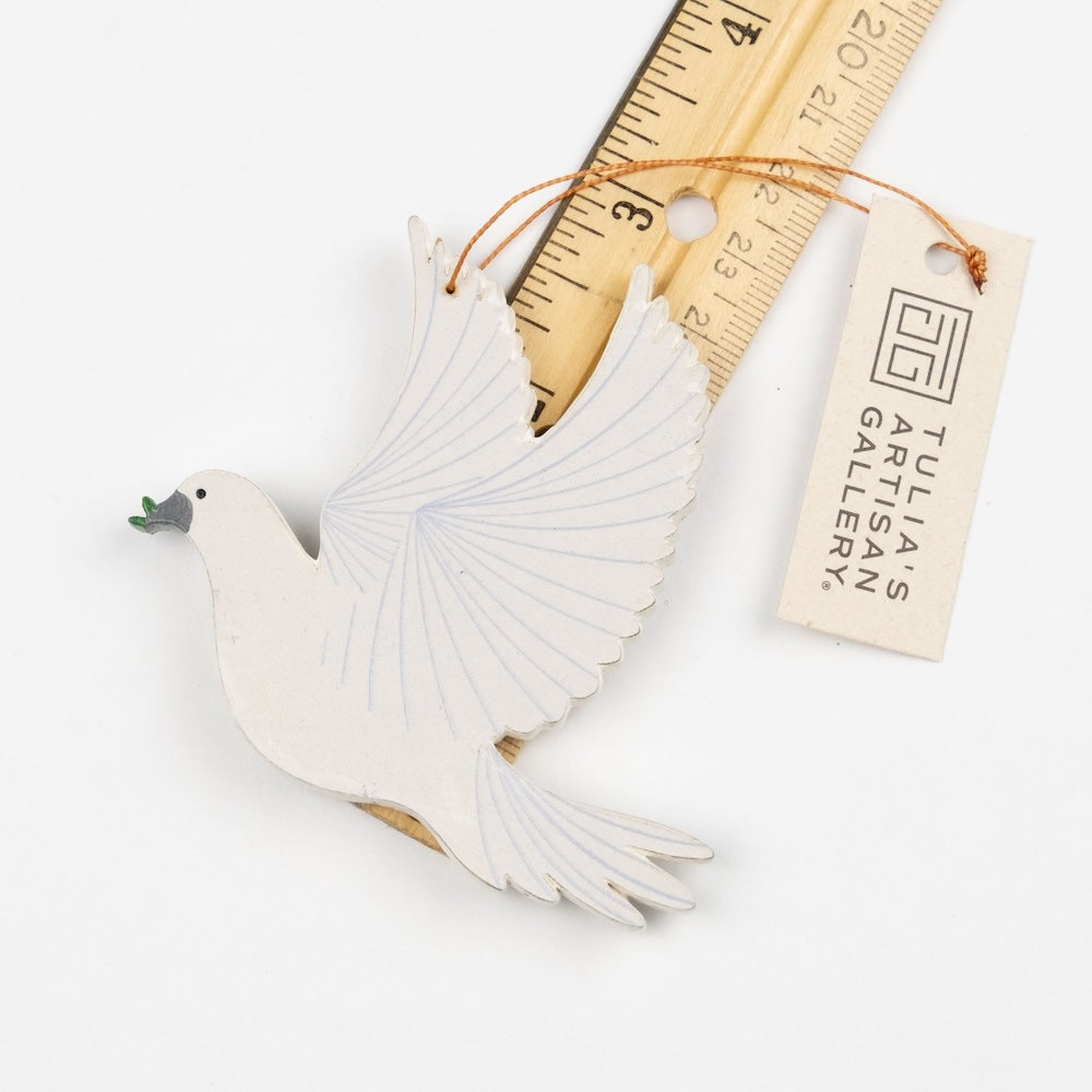Flying Peace Dove Ornament