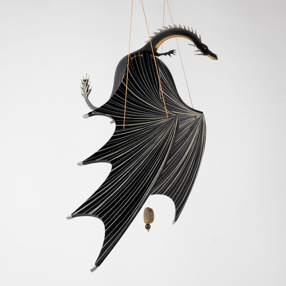 XL Dragon Flying Mobile - BLACK