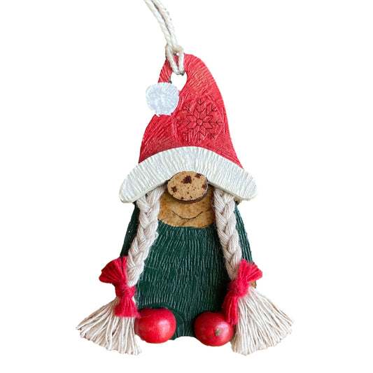 Mrs. Gnome Holiday Ornament