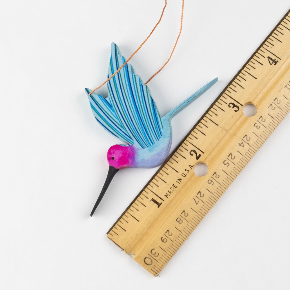 Flying Anna Hummingbird Ornament