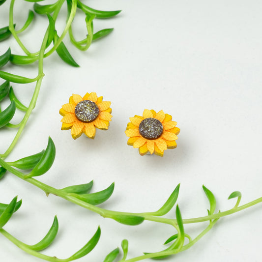 Sunflower Earrings - SM