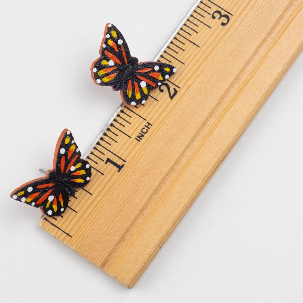 Monarch Butterfly Earrings- SM