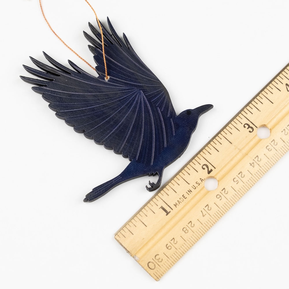 Flying Raven Ornament