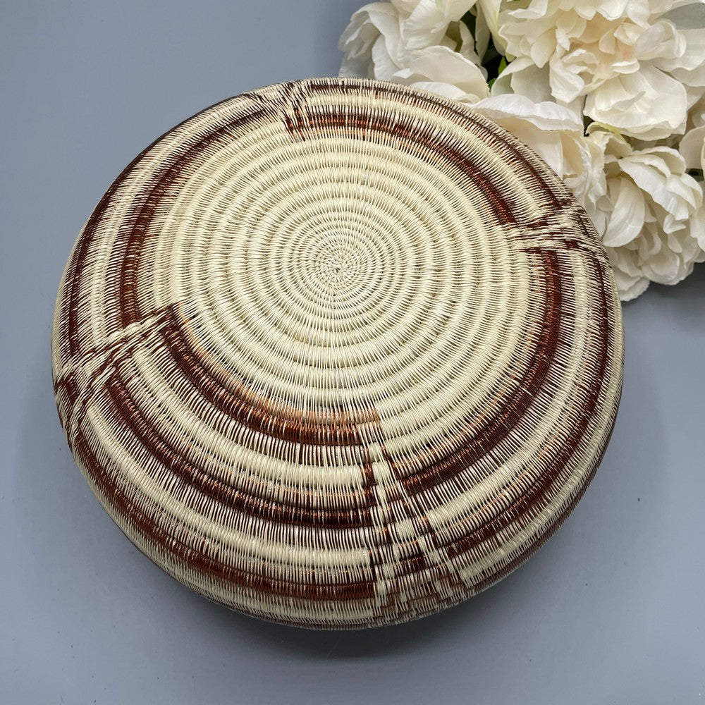 Wounaan Fine Art Vase Bowl Basket WV144