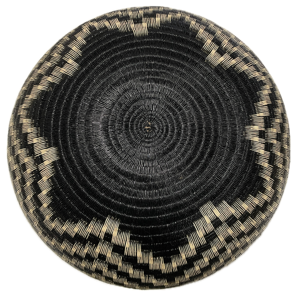 Wounaan Fine Art Vase Bowl Basket WV148 bottom