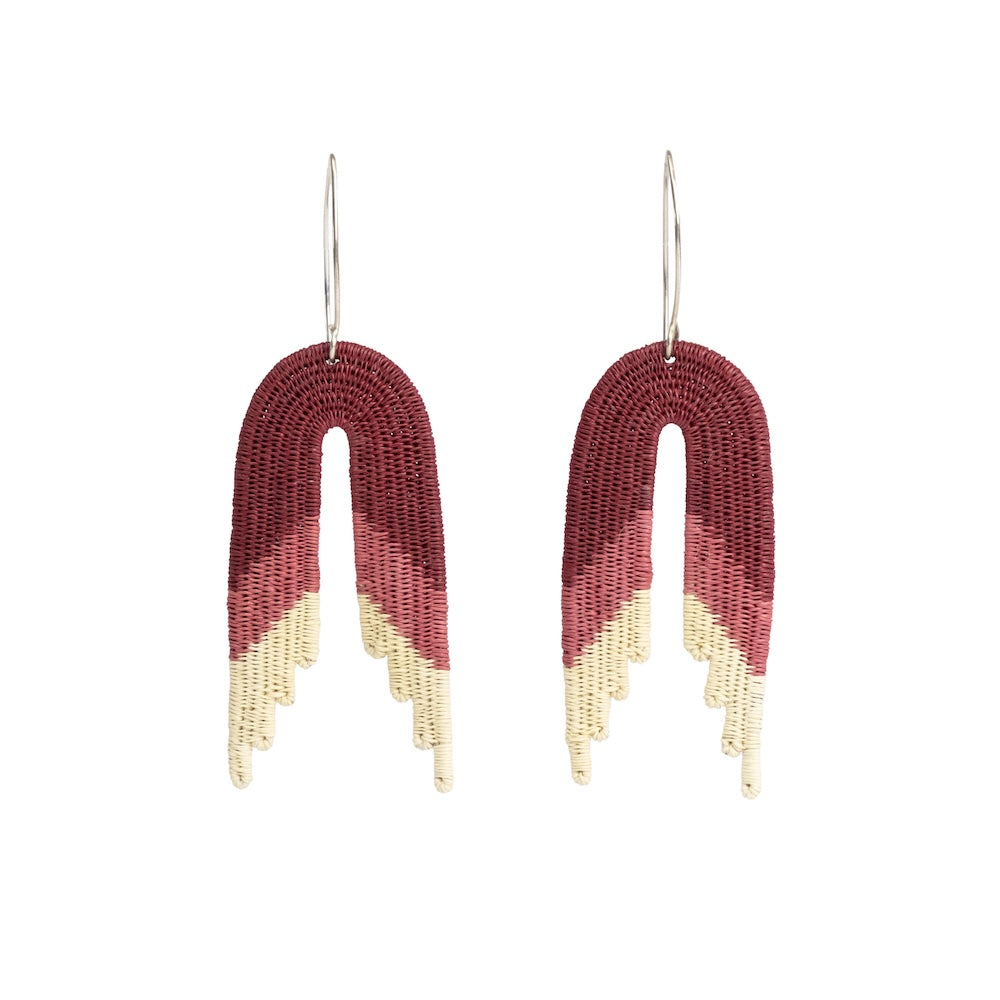 Waterfall Rose Earrings