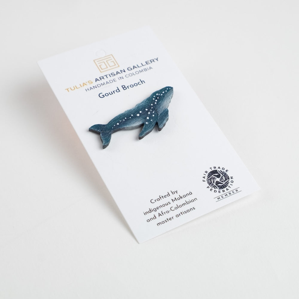 Whale Brooch