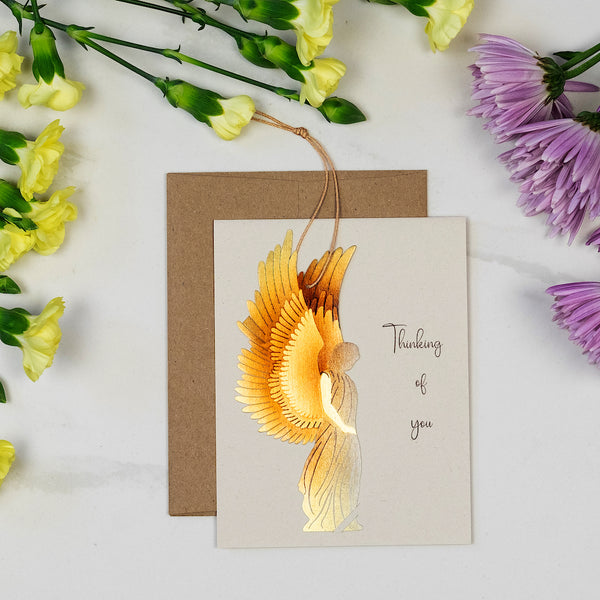 Guardian Angel Ornament with Notecard – Tulia's Artisan Gallery