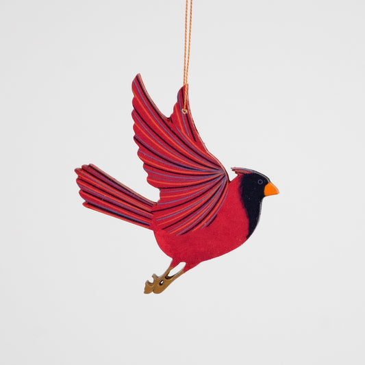 Flying Cardinal Ornament