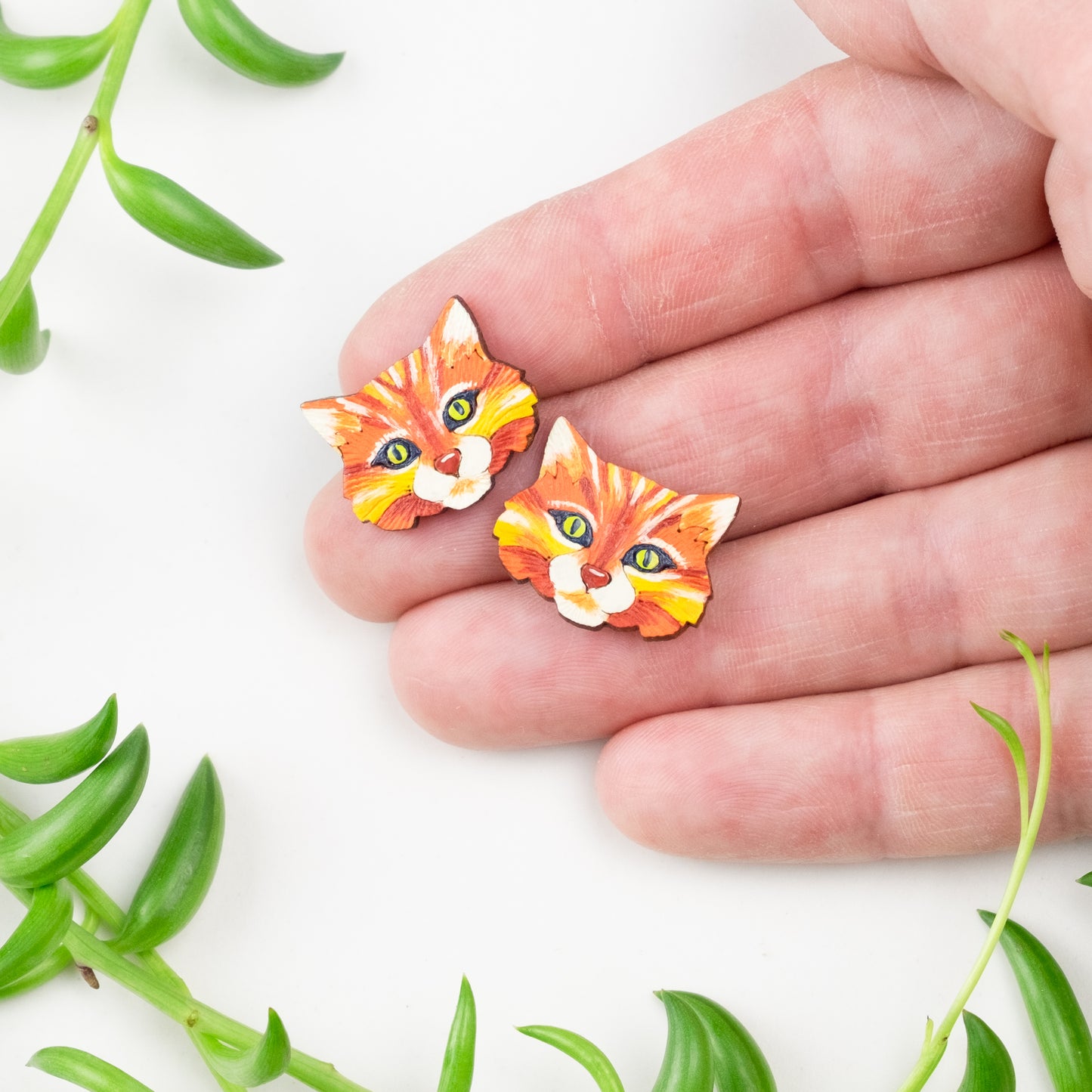 Cat Earrings-SM