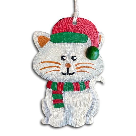 Kitty Cat Holiday Ornament