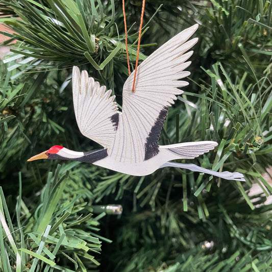 Flying Crane Ornament