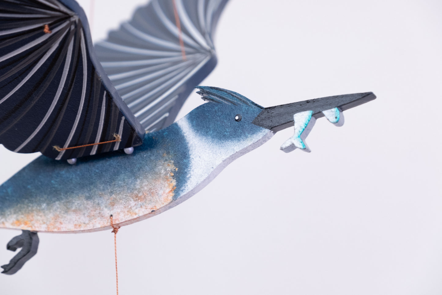 **NEW** Belted Kingfisher Flying Bird Mobile