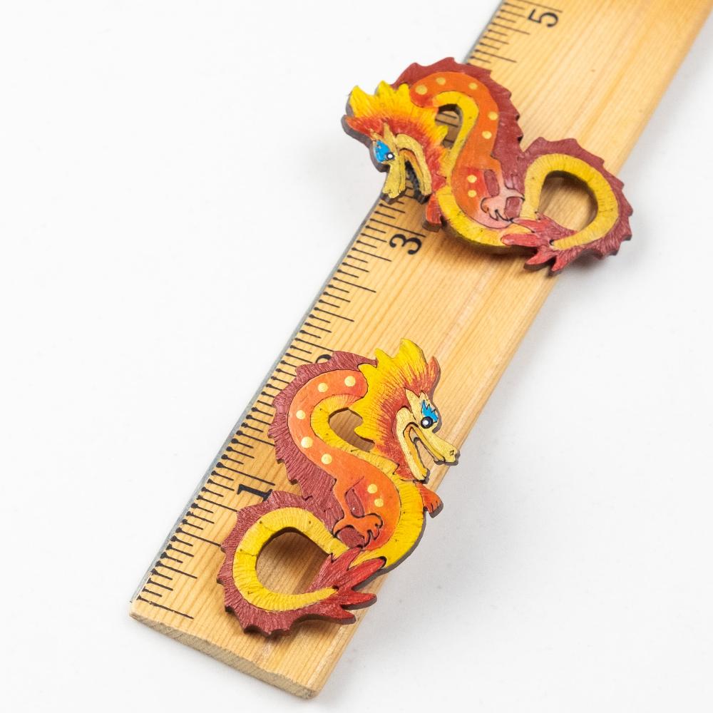 Dragon Earrings-LG
