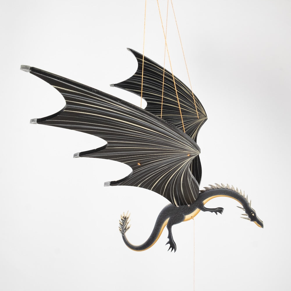 XL Dragon Flying Mobile - BLACK