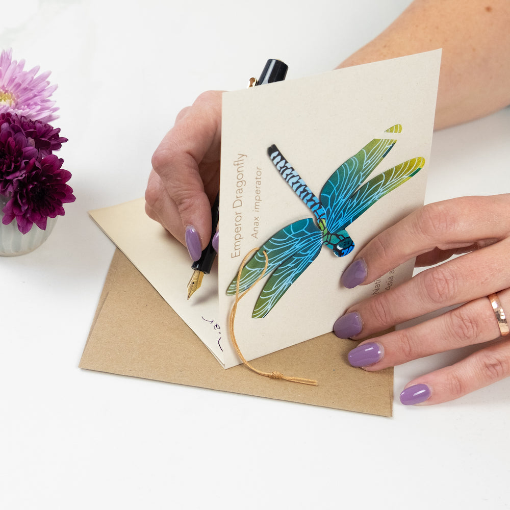 Dragonfly Ornament Notecard