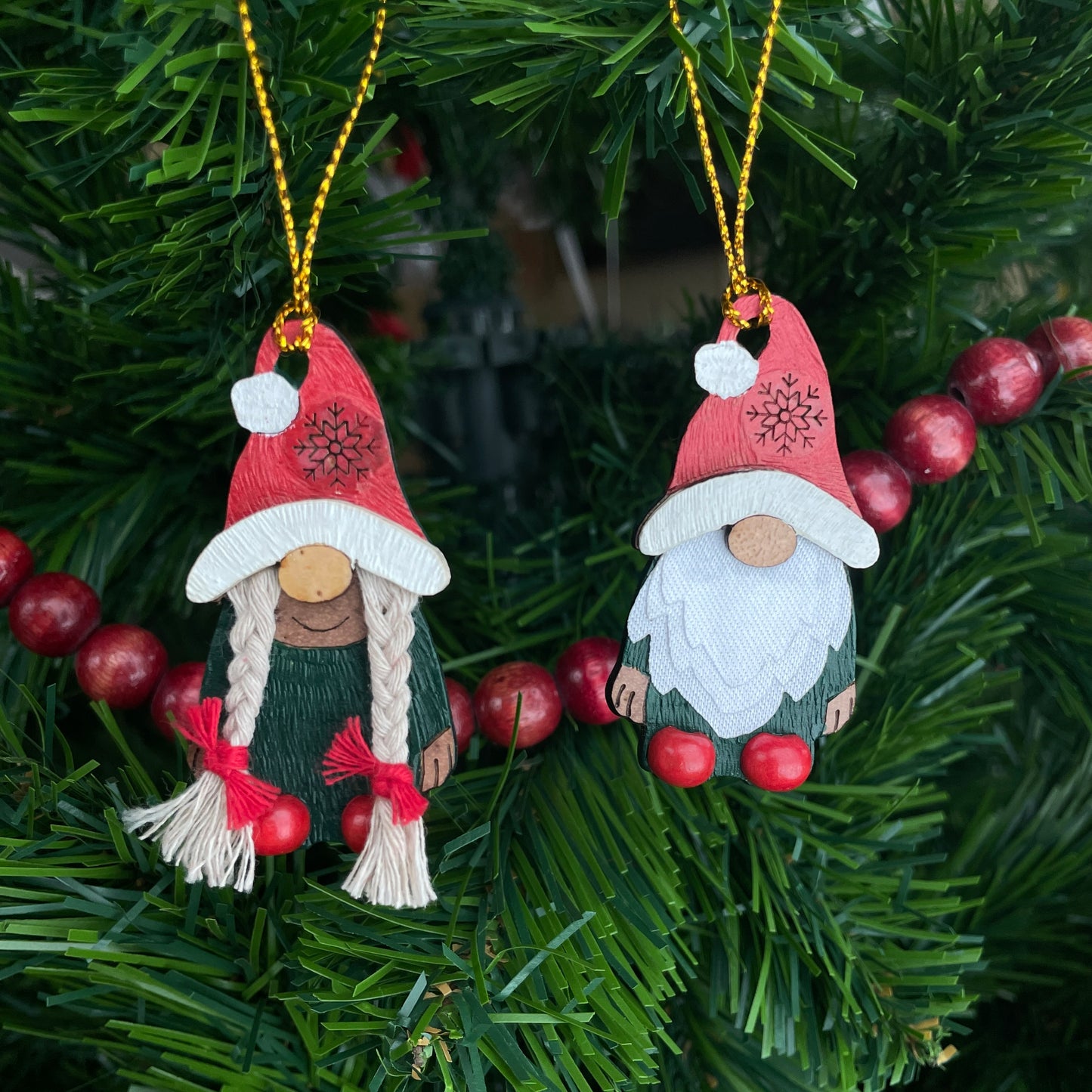 Mr Gnome Holiday Ornament
