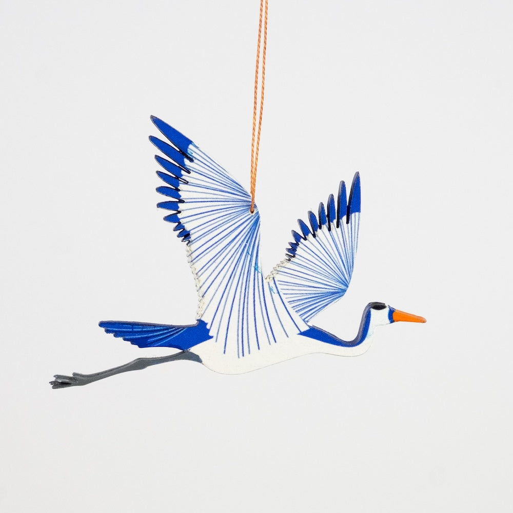 Flying Heron Ornament