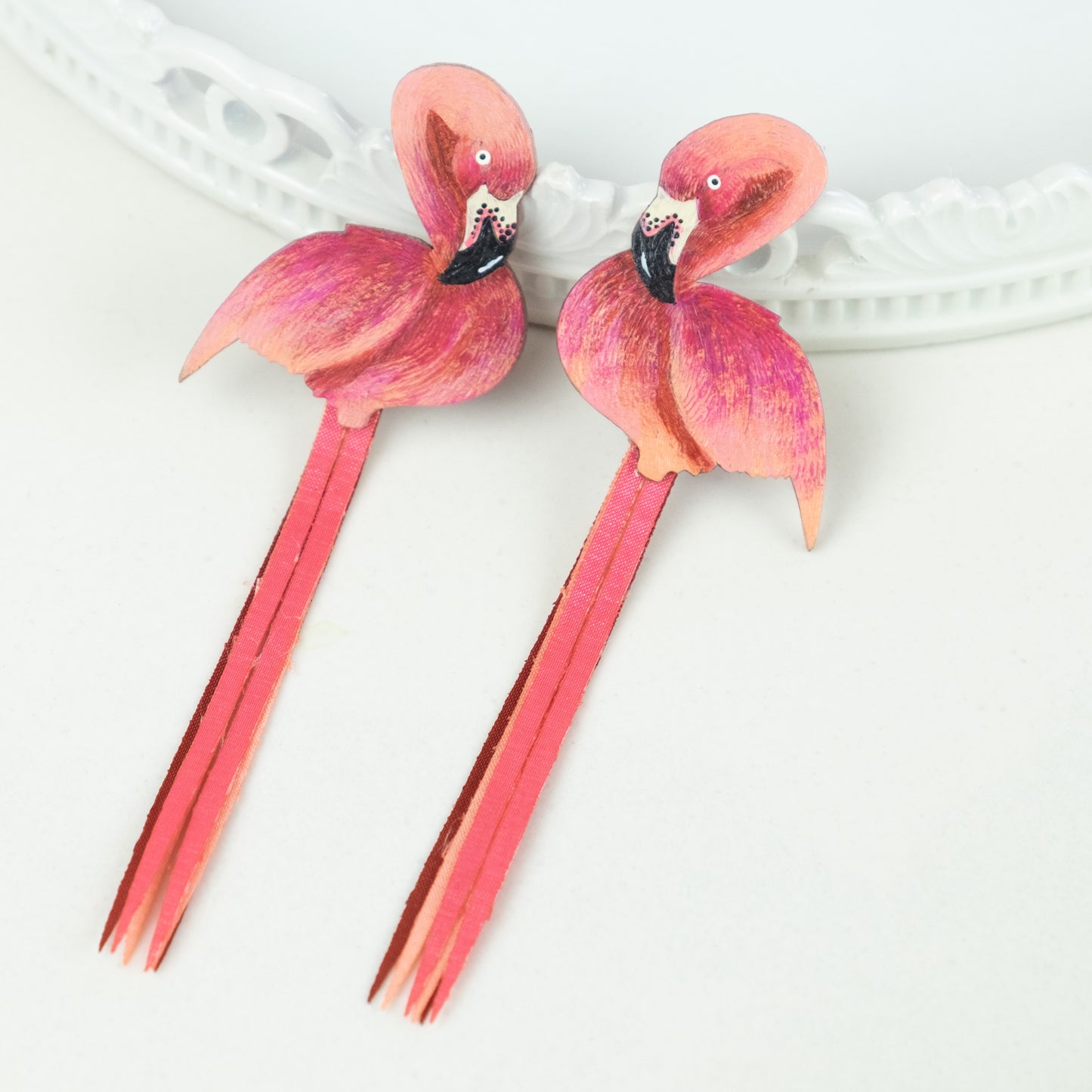 Flamingo Earrings - XL