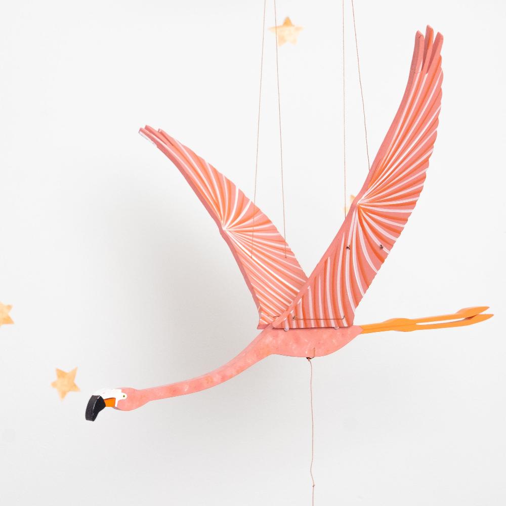 Flamingo Flying Bird Mobile