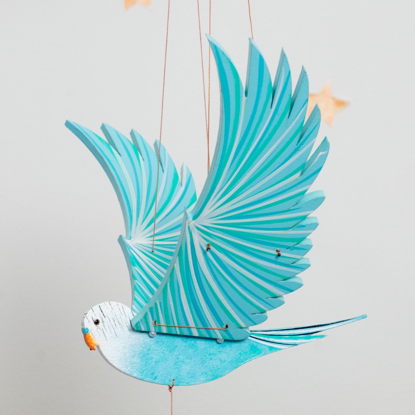 Parakeet Budgie Flying Mobile