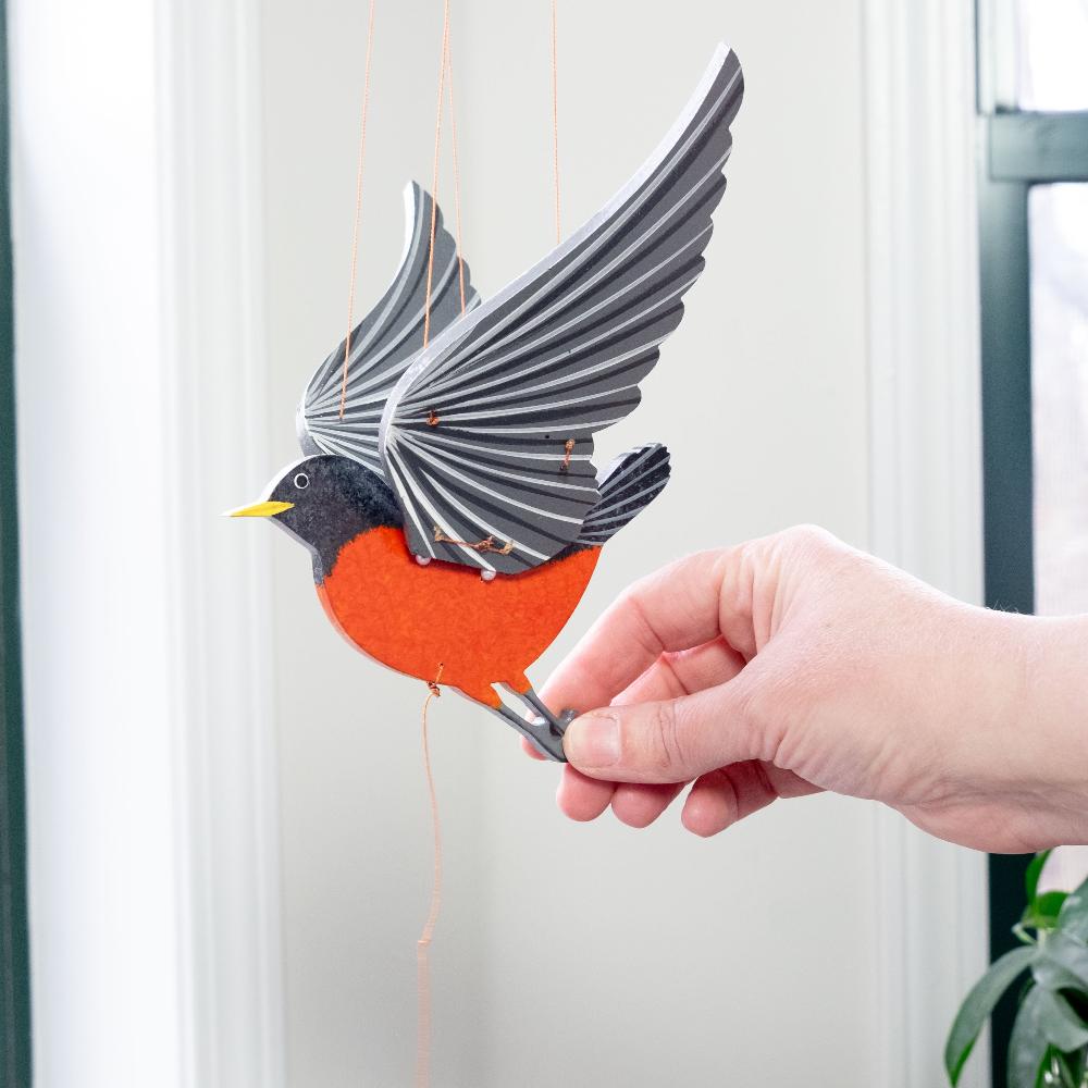 Robin Bird Flying Mobile