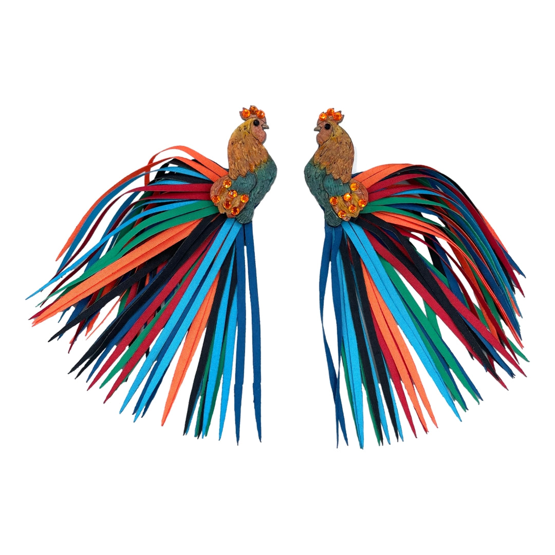 Rooster Earrings-XL