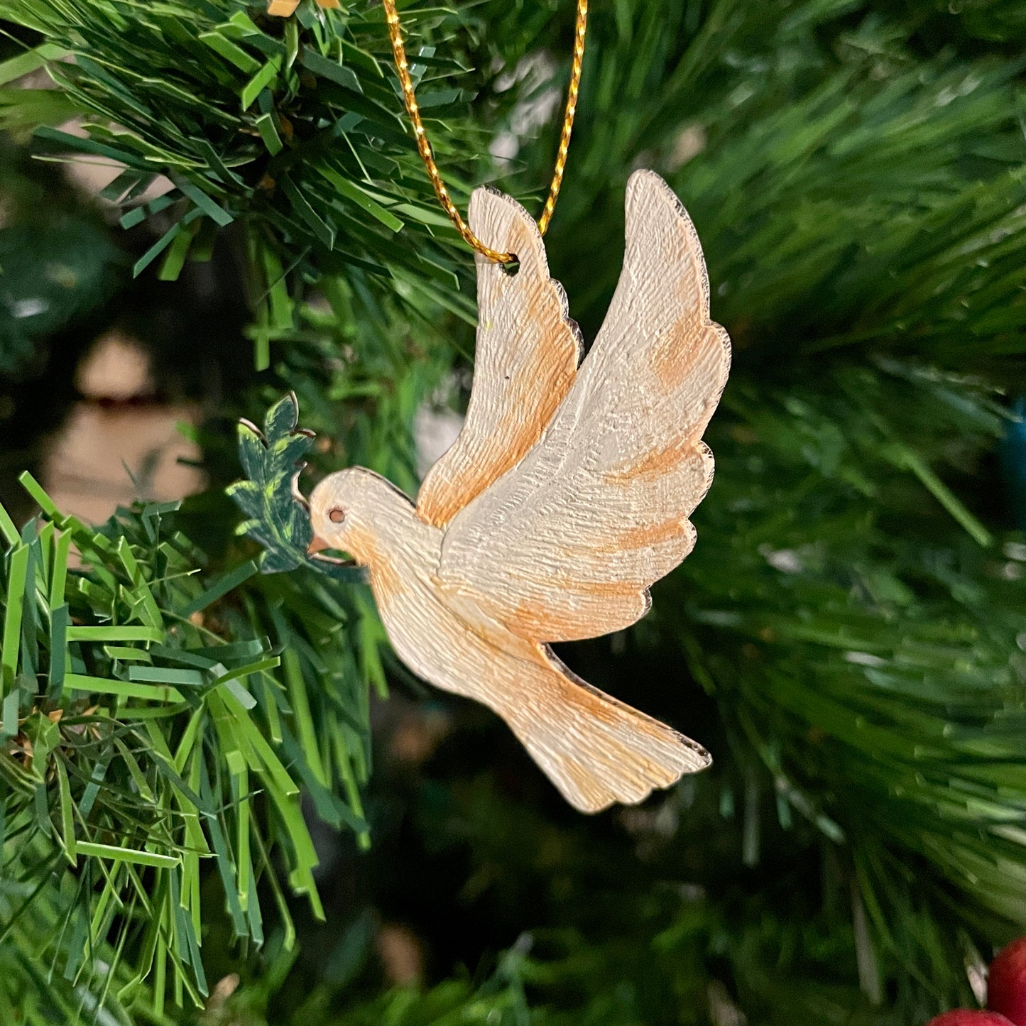 Peace Dove Holiday Ornament
