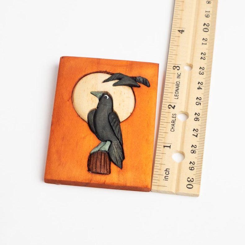 Raven Refrigerator Magnet