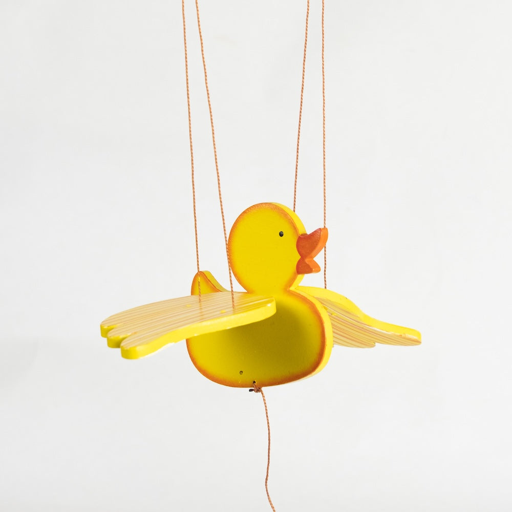 Yellow Duckie Flying Mobile