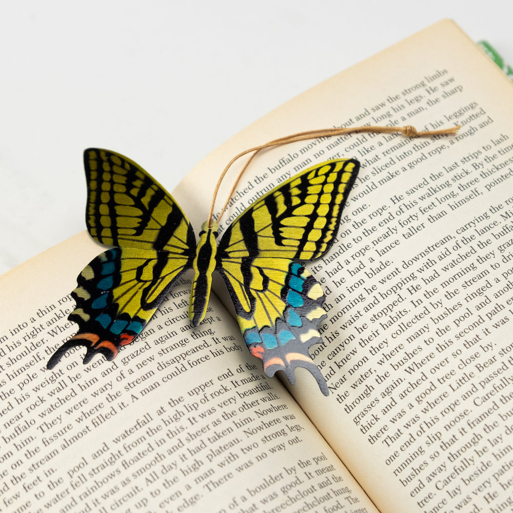 Tiger Swallowtail Butterfly Ornament (Papilio glaucus)