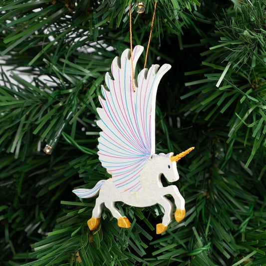 Flying Unicorn Ornament