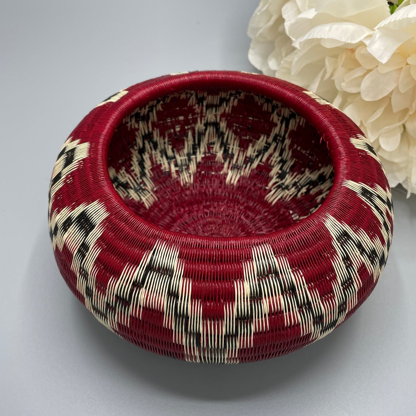 Wounaan Fine Art Vase Bowl Basket WV140