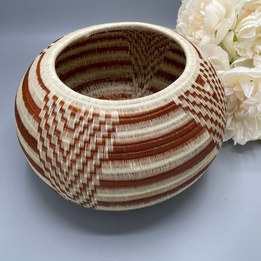 Wounaan Fine Art Vase Bowl Basket WV144