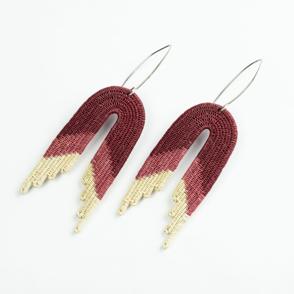 Waterfall Rose Earrings