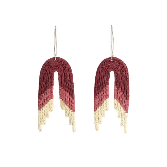 Waterfall Rose Earrings