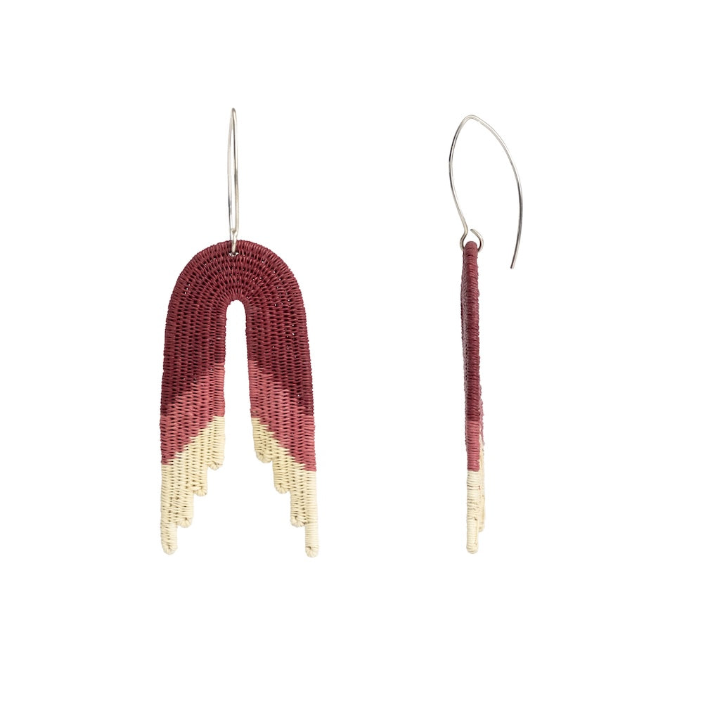 Waterfall Rose Earrings