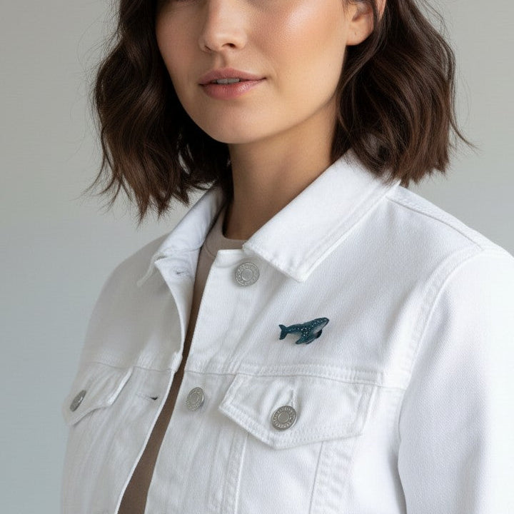 Whale Brooch