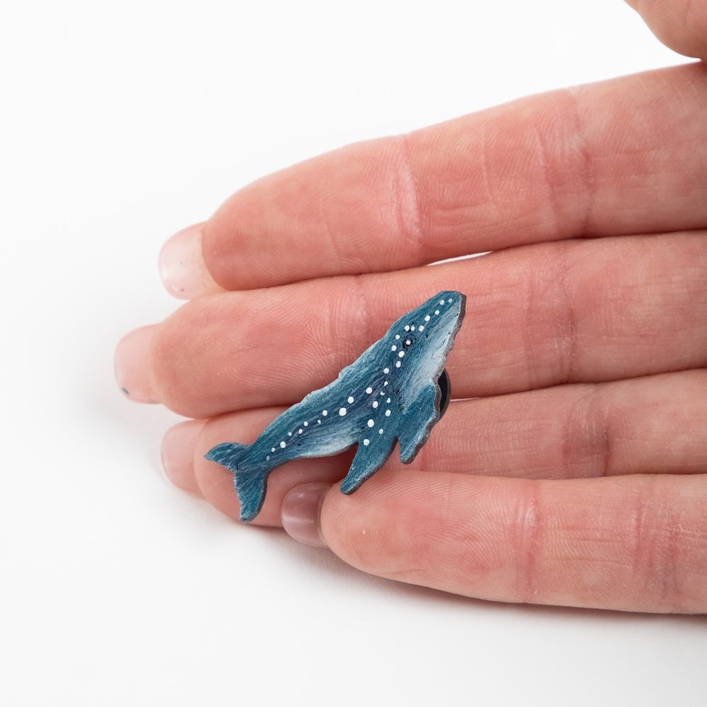 Whale Brooch