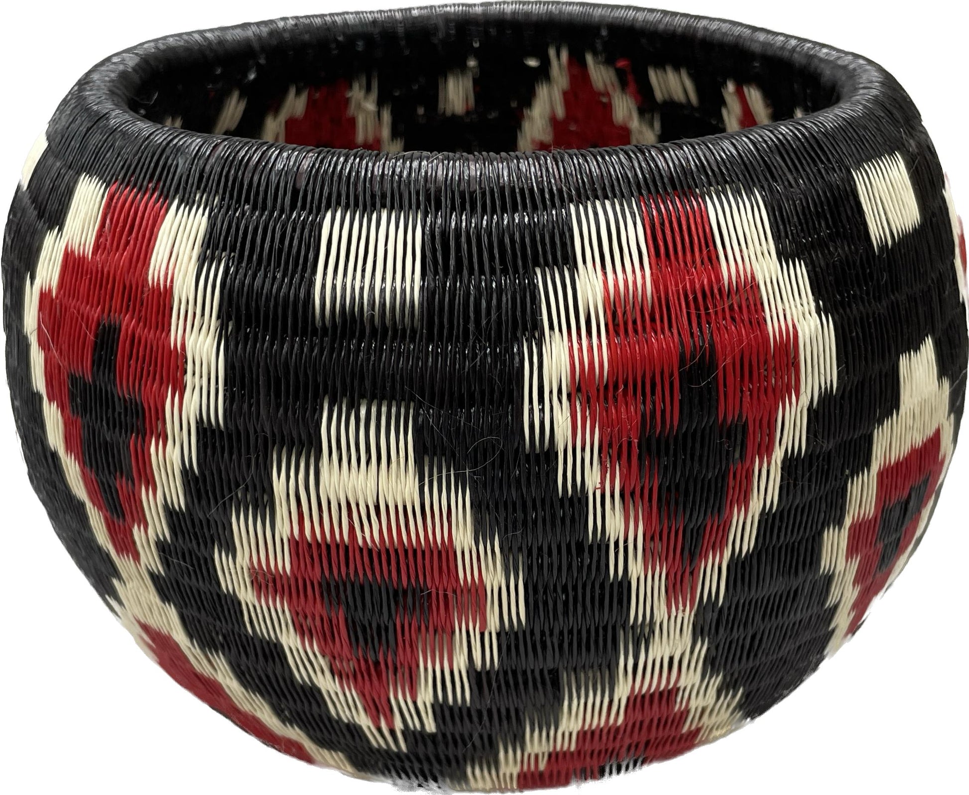Wounaan Fine Art Vase Bowl Basket WV114