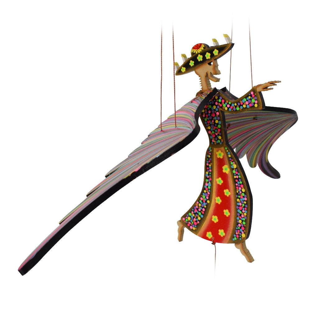 Calavera Catrina Day of the Dead Flying Mobile