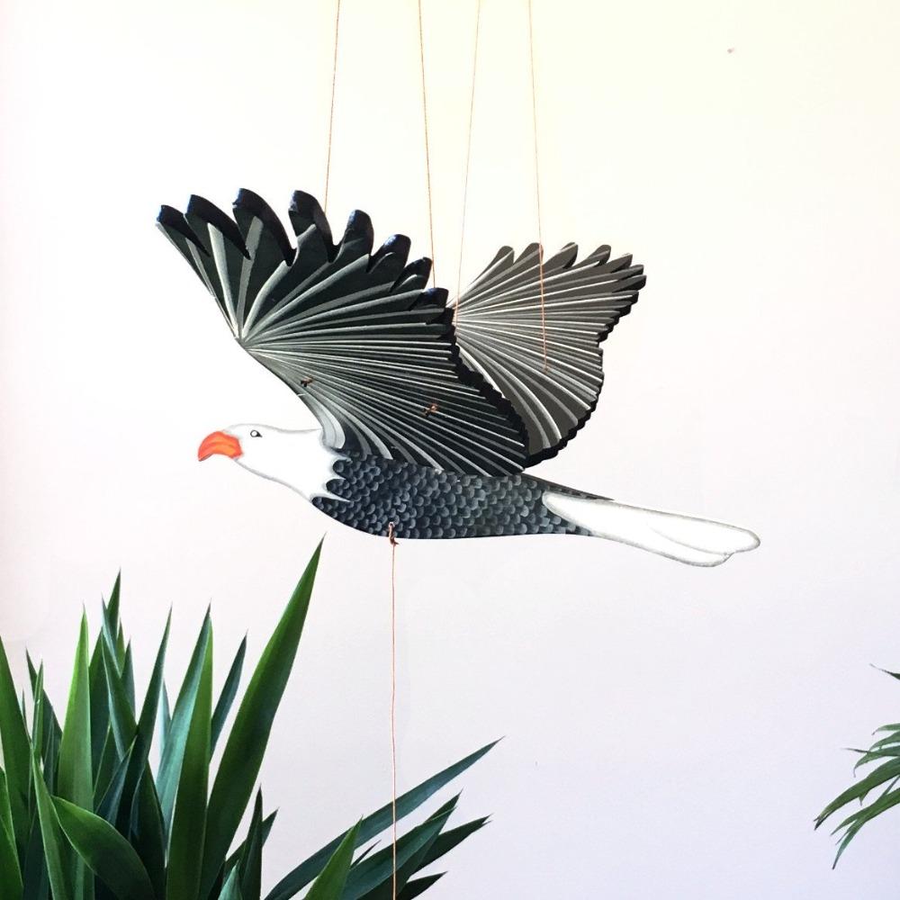 American Bald Eagle bird collector Flying Mobile - Handmade Gift - Home Decor, fair trade, wholesale, B2B, Americana, Eagle Scout, 