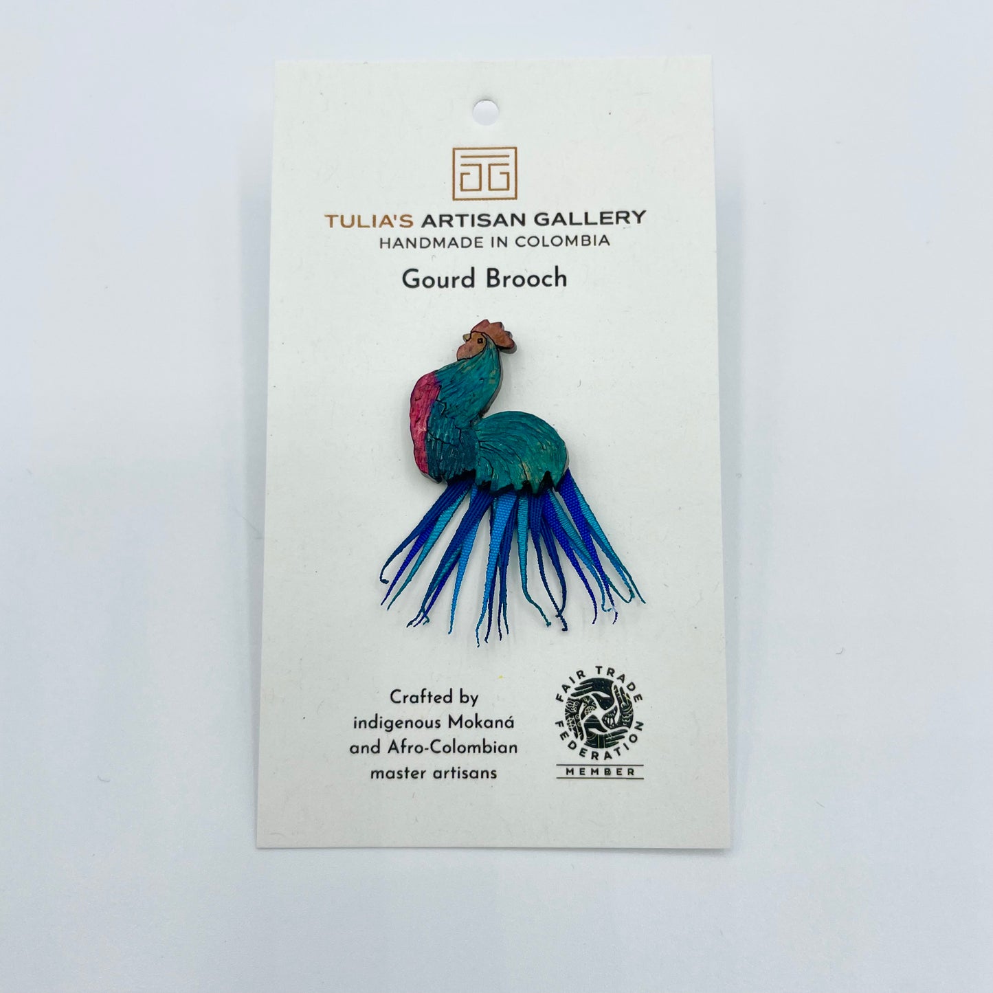 Rooster Brooch XS